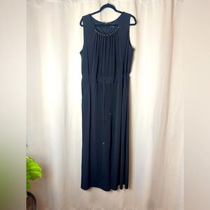 Women’s black Tahari Wide Leg Romper